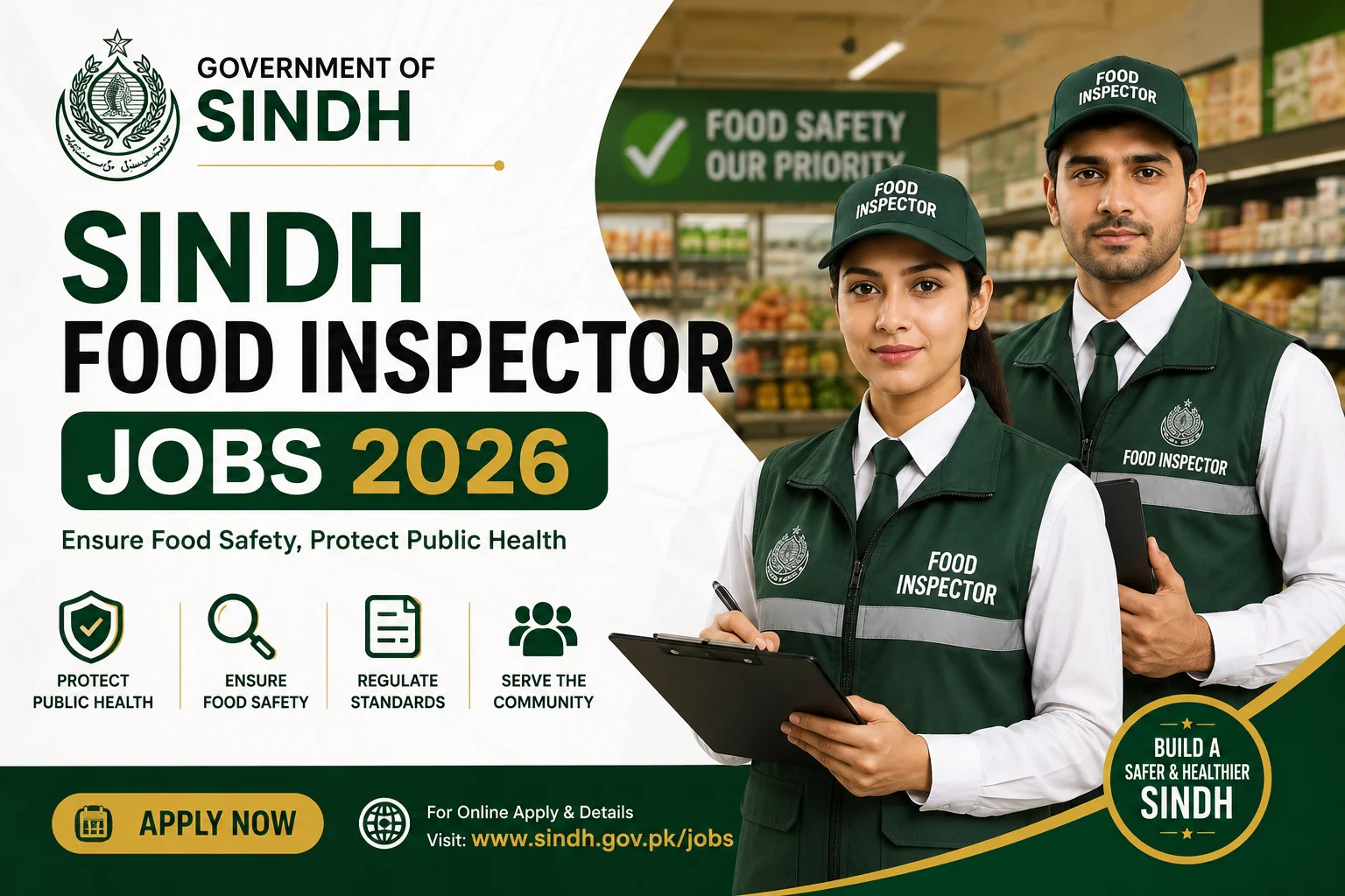 Sindh Food Inspector Jobs 2026- Eligibility & Salary