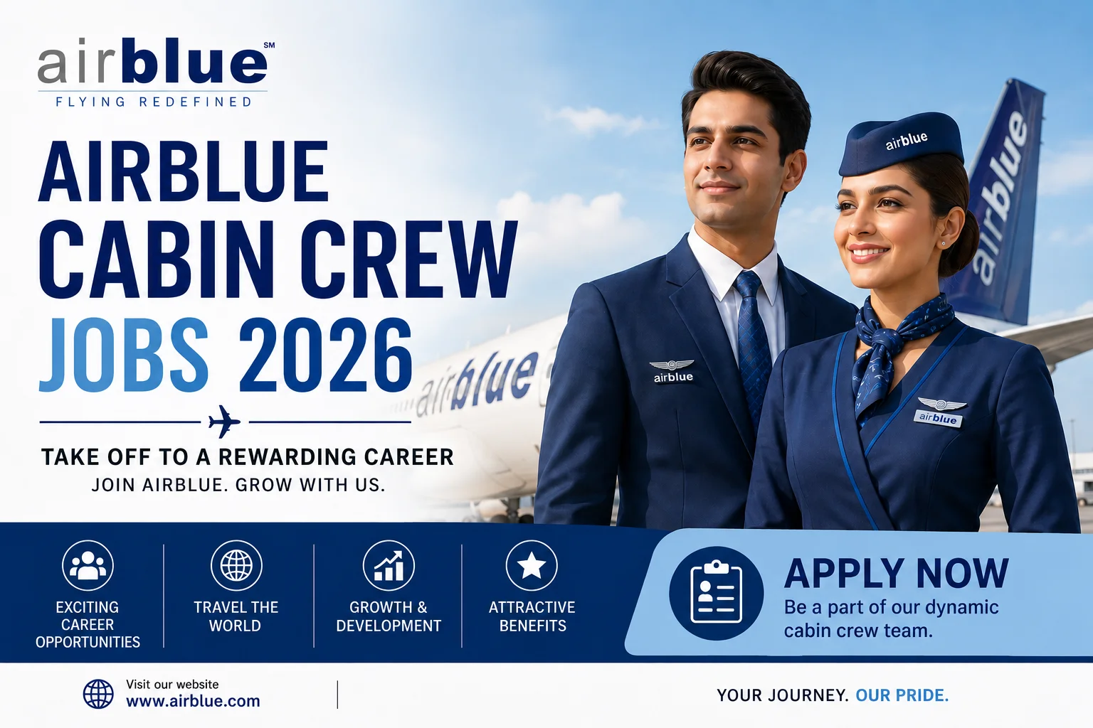 Airblue Cabin Crew Jobs 2026 Apply Online