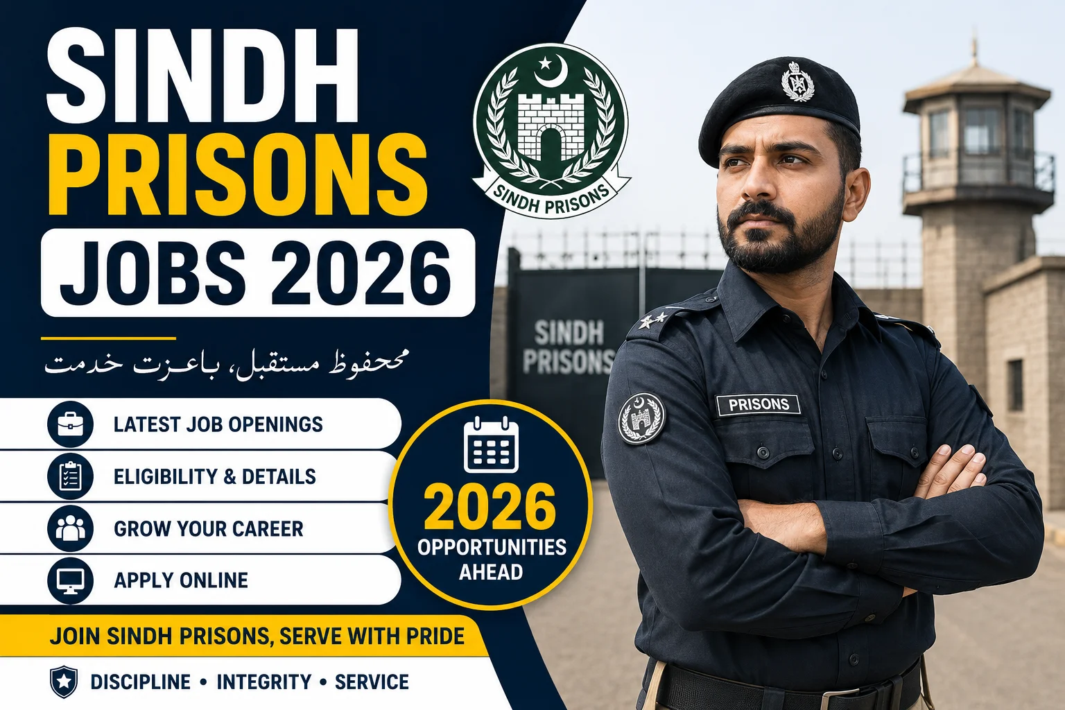 Sindh Prisons Jobs 2026 Apply Online Now