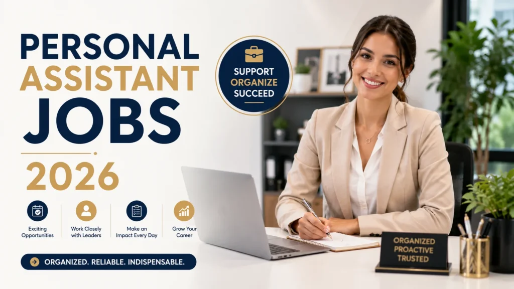Personal Assistant Jobs 2026 in Pakistan Apply Now