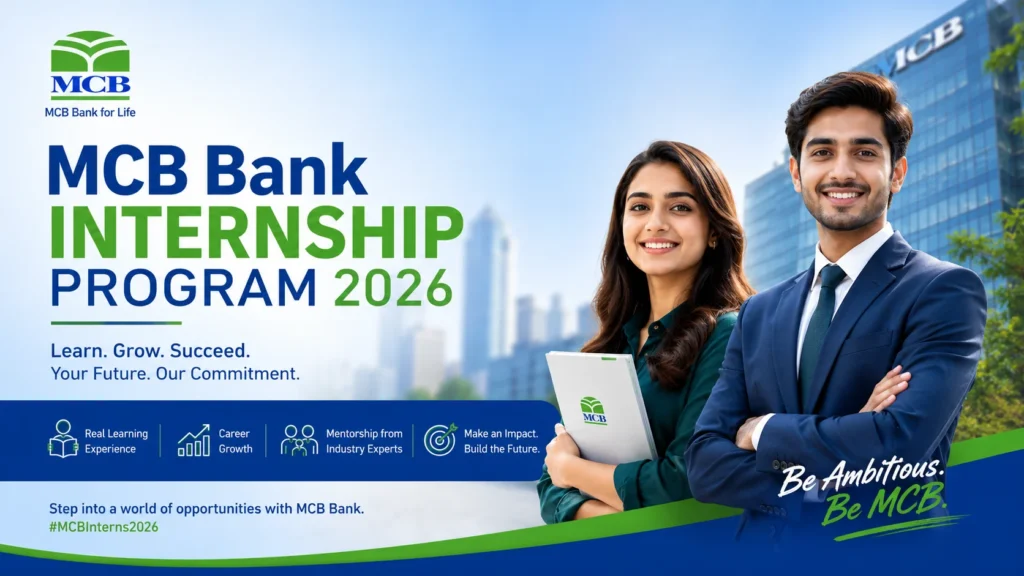 MCB Bank Internship Program 2026 Apply Online