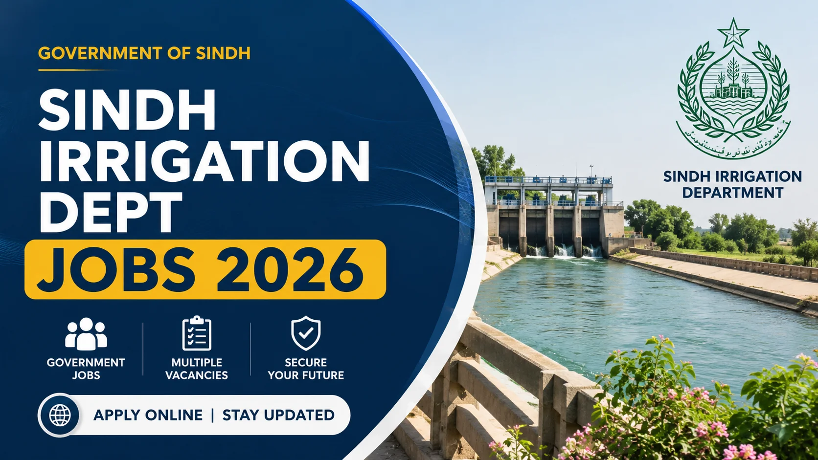 Sindh Irrigation Dept Jobs 2026 300+ Vacancies