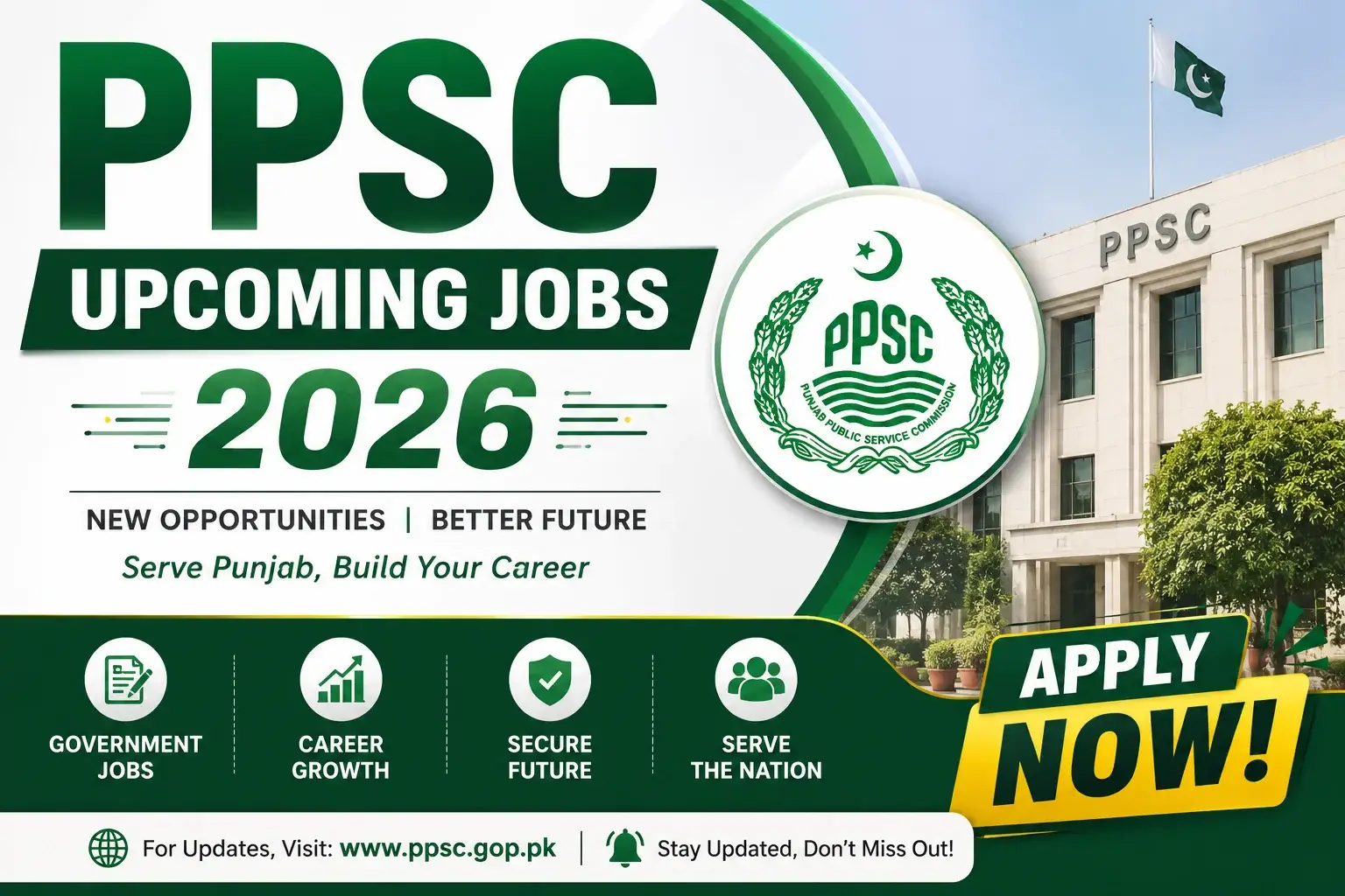 PPSC Upcoming Jobs 2026 Apply Now