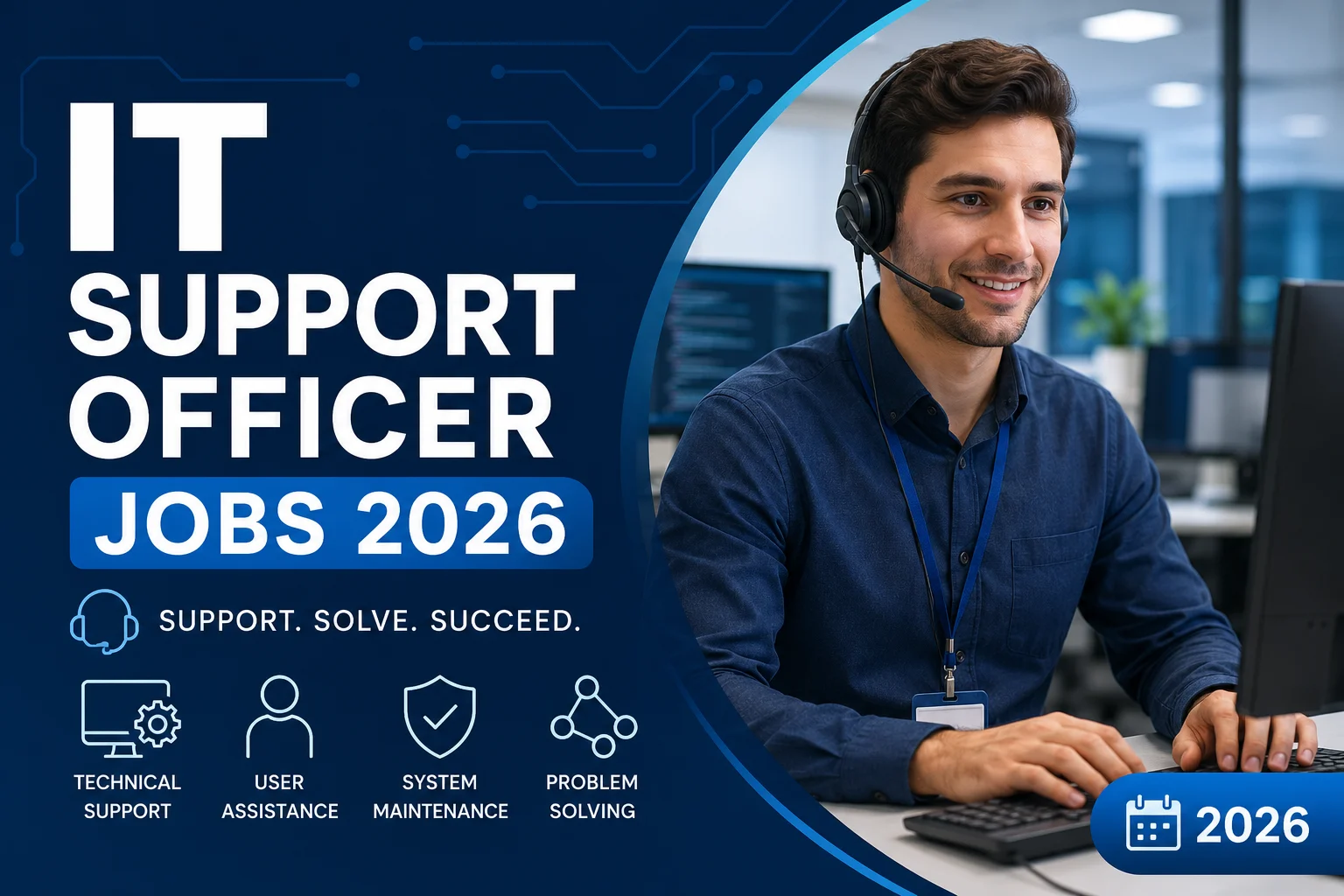 IT Support Officer Jobs 2026 Apply Now