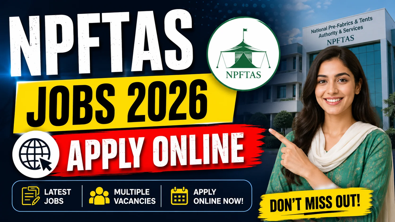 NPFTAS Jobs 2026  Apply Online