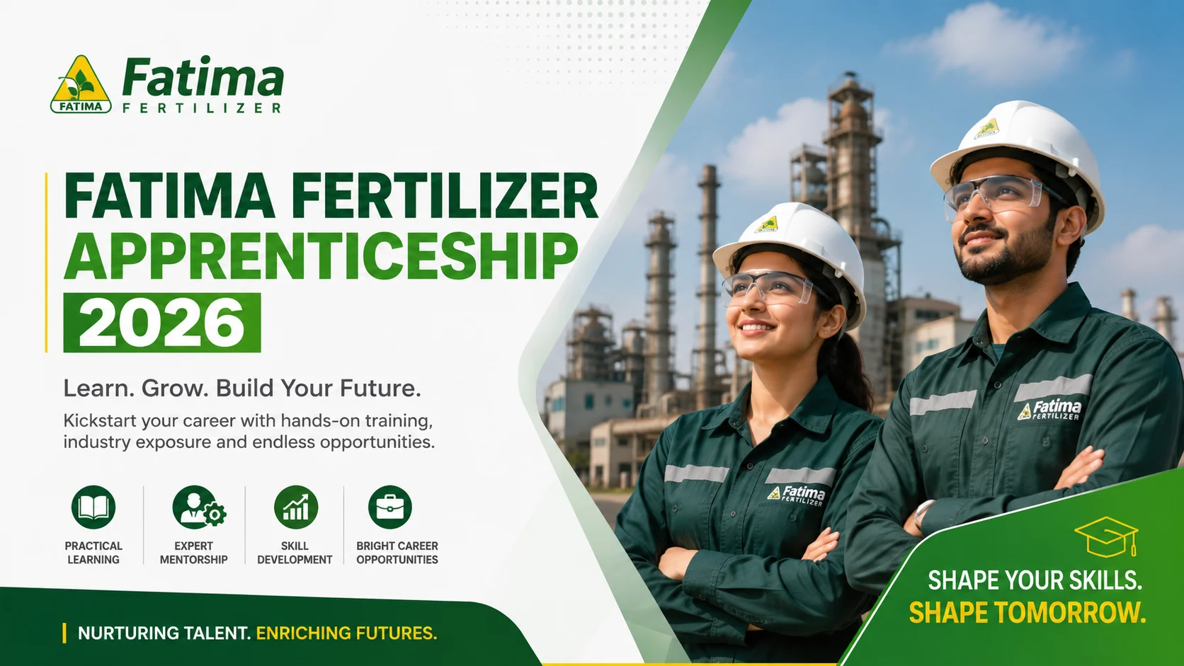 Fatima Fertilizer Apprenticeship 2026: Apply Online For 1,500+ Vacancies