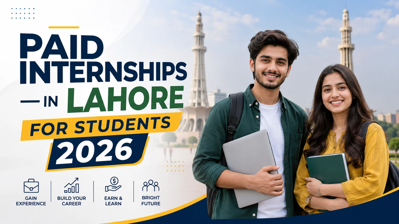Paid Internships Lahore 2026 – Earn PKR 40k