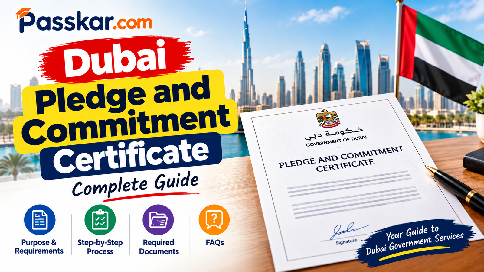 Dubai Pledge and Commitment Certificate